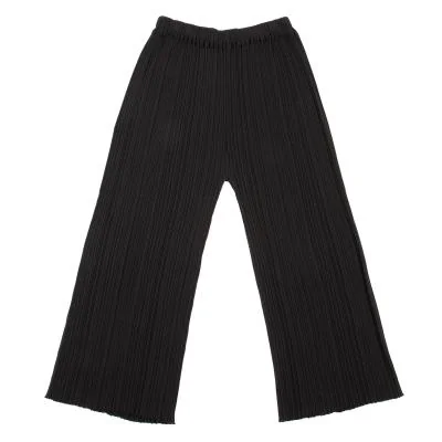 JURGEN LEHL Cotton Hem Frill Rib Pants