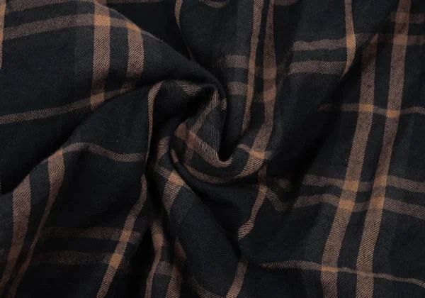 ヴィヴィアンウエストウッド レッドレーベルVivienne Westwood Red Label ウール混ウエストオーブプリントチェック切替スカート 紺茶00 K-151411_013