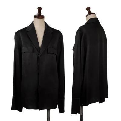 Yohji Yamamoto NOIR Silk Snap Button Jacket