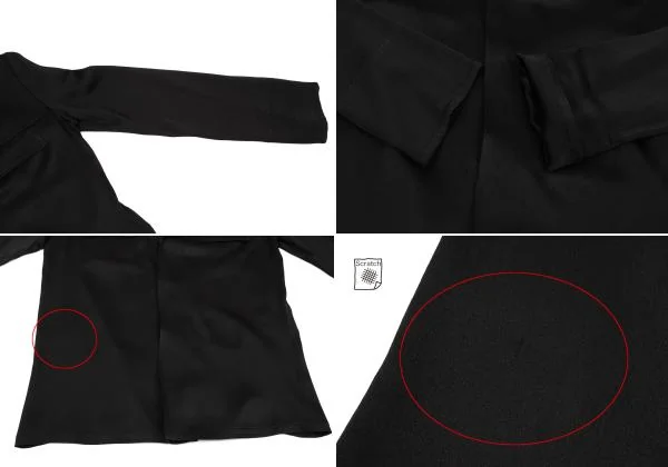 Yohji Yamamoto NOIR Silk Snap Button Jacket & Skirt K-151417_005