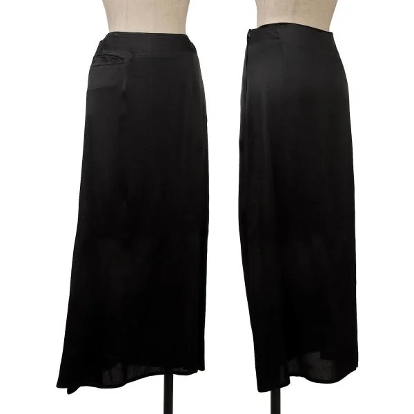 Yohji Yamamoto NOIR Silk Snap Button Jacket & Skirt K-151417_009