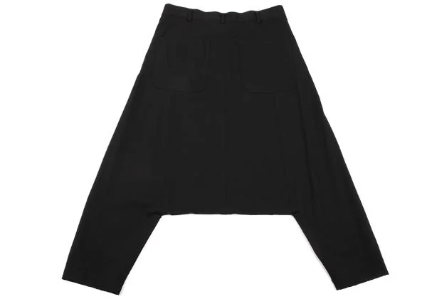 COMME des GARCONS Wool Gaba Dropped Crotch Pants K-151430_010