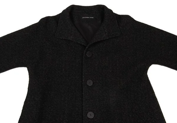 JURGEN LEHL Cotton Wool Stand Collar Coat K-151431_003