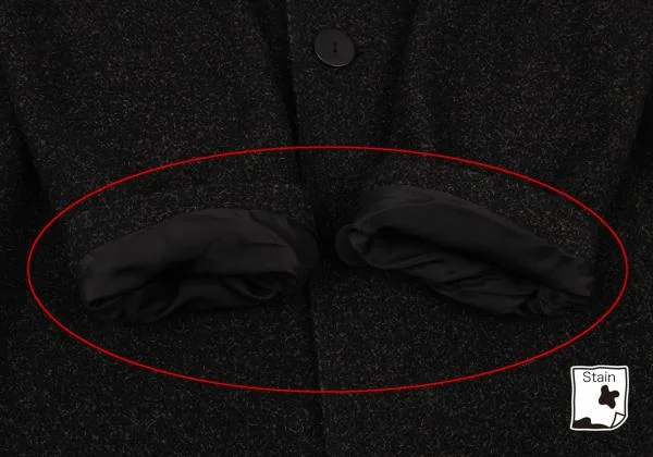 JURGEN LEHL Cotton Wool Stand Collar Coat K-151431_009