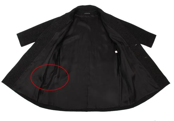 JURGEN LEHL Cotton Wool Stand Collar Coat K-151431_013