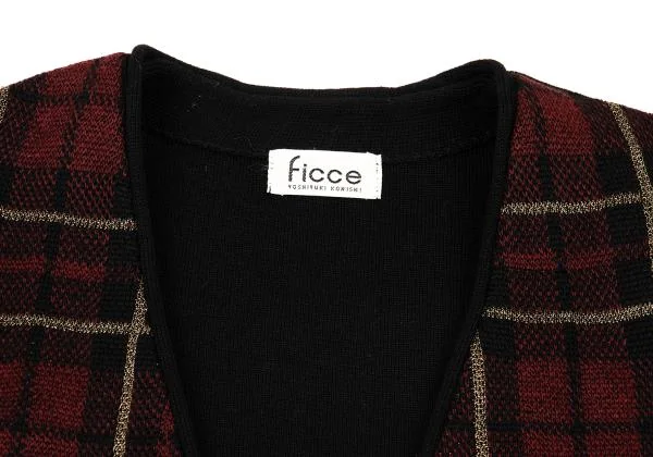 FICCE Check Knit Vest K-151445_003