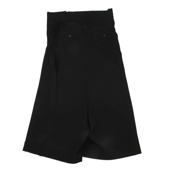 REGULATION yohji yamamoto Gaba Wrap Design Dropped Crotch Pants K-151462_010