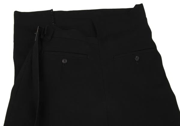 REGULATION yohji yamamoto Gaba Wrap Design Dropped Crotch Pants K-151462_011