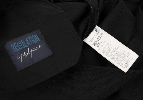 REGULATION yohji yamamoto Gaba Wrap Design Dropped Crotch Pants K-151462_015