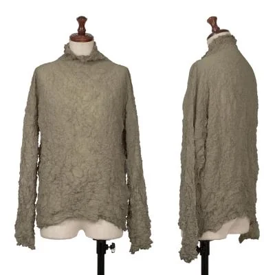 ISSEY MIYAKE PERMANENTE Wrinkle Pleats Turtle Neck Top