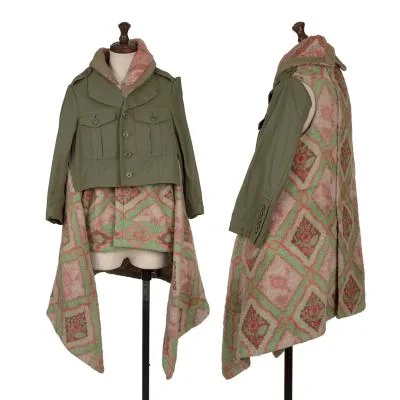 COMME des GARCONS Pile Switching Military Jacket