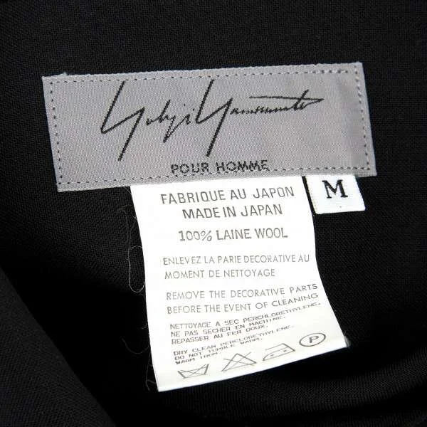 yohji yamamoto pour homme wool zip half-coat K-11059_010