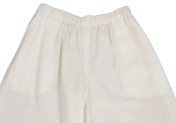 COMME des GARCONS Hem Lace embroidery Pile Wide Pants K-151550_002