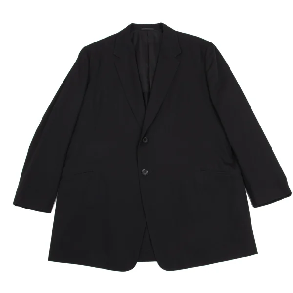 Yohji Yamamoto POUR HOMME Wool Gaba Back Actress Embroidered Jacket K-151594_004