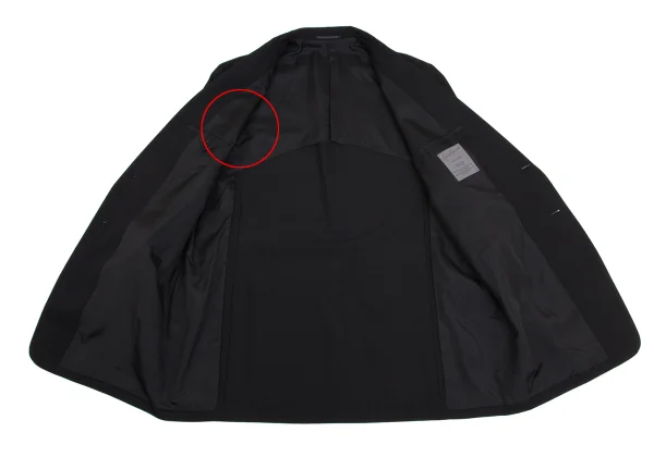 Yohji Yamamoto POUR HOMME Wool Gaba Back Actress Embroidered Jacket K-151594_012