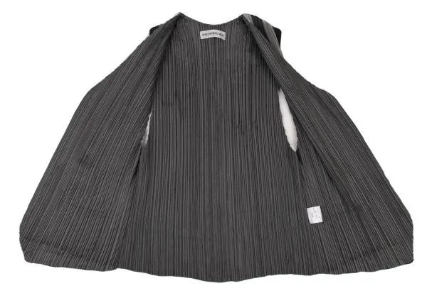 ISSEY MIYAKE MEN Front Stripe Pleated Vest K-151614_008
