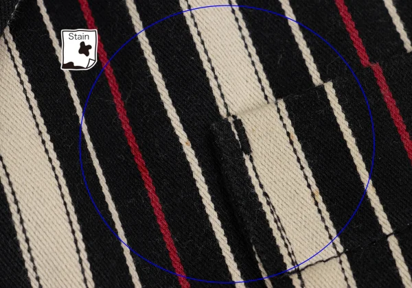 ISSEY MIYAKE MEN Stripe Cotton Jacket K-151626_003