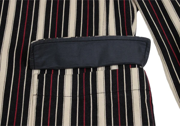 ISSEY MIYAKE MEN Stripe Cotton Jacket K-151626_013