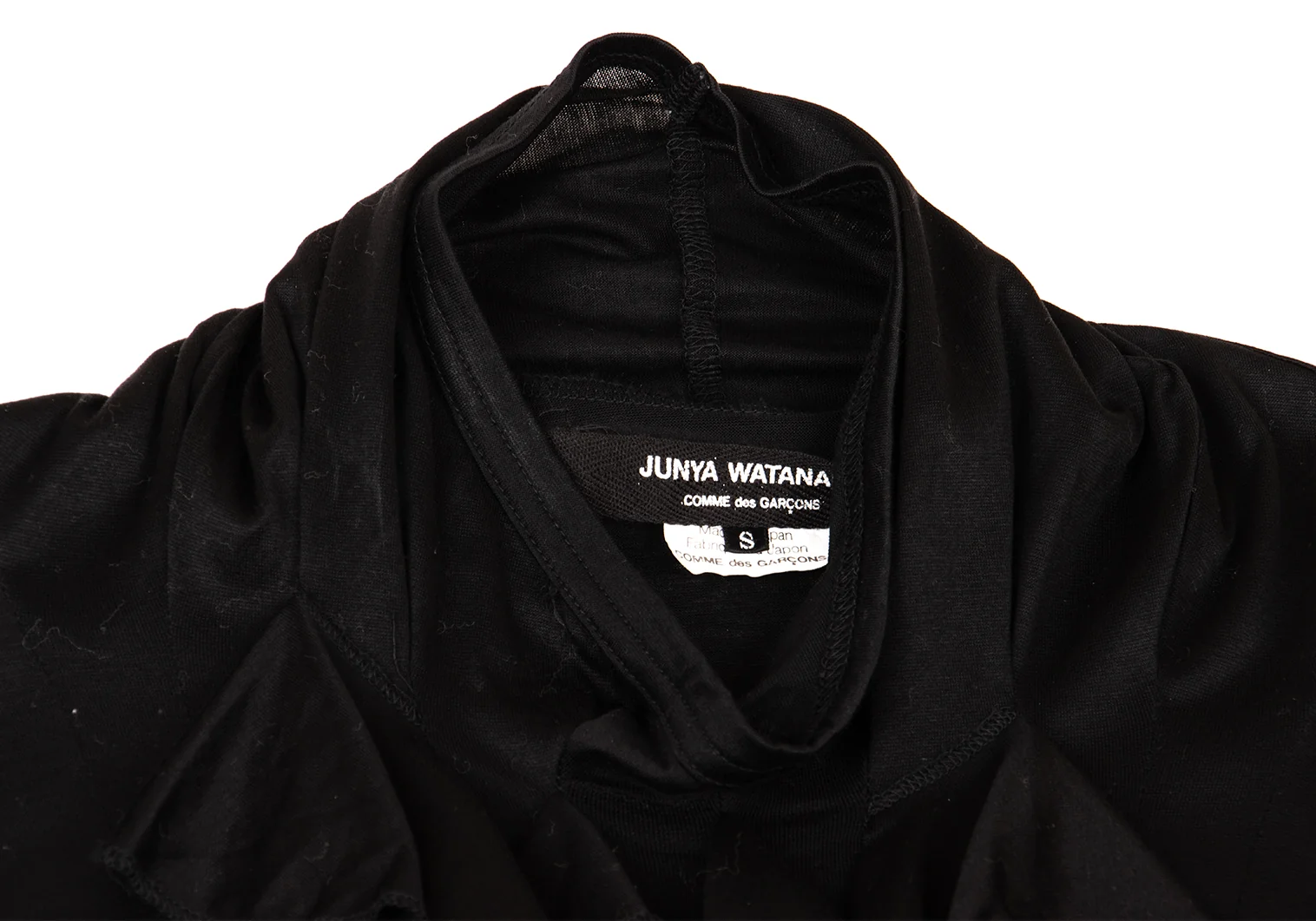 ジュンヤワタナベ コムデギャルソン フリル装飾ハイネックネックトップス 黒S 【レディース】 ジュンヤワタナベ コムデギャルソンJUNYA WATANABE COMME des