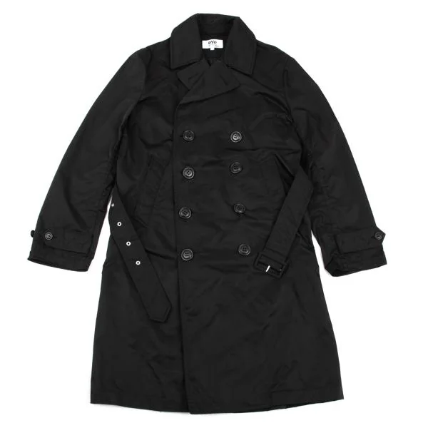 eYe JUNYA WATANABE MAN COMME des GARCONS Poly Belted Double Coat Black S K-151763_001