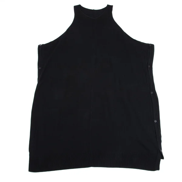 RISMAT by Y's Side Button Sleeveless Wide Knit Dress K-151767_002