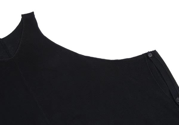 RISMAT by Y's Side Button Sleeveless Wide Knit Dress K-151767_007