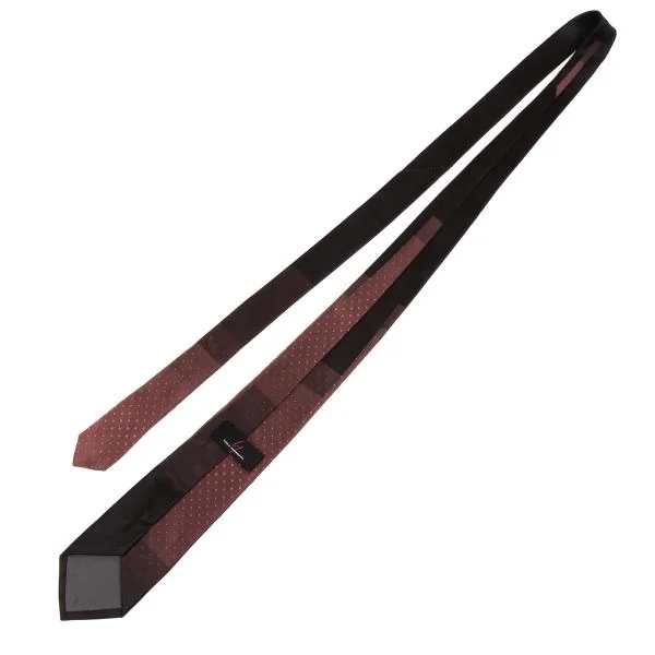 Yohji Yamamoto Silk Panel Jacquard Tie K-151811_005