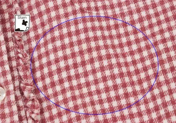 お値下　ピンクハウス　希少　激かわ赤と白のチェックフリルシャツ お値下 ピンクハウス 希少 激かわ赤と白のチェックフリルシャツ