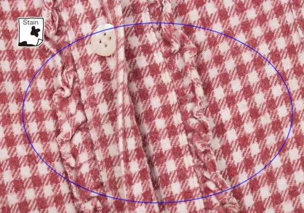 PINK HOUSE Checked Frill Design Long Sleeve Shirt K-151851_007
