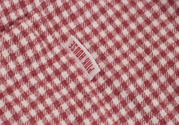PINK HOUSE Checked Frill Design Long Sleeve Shirt K-151851_011