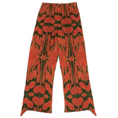 PLEATS PLEASE Pleated Printed Pants