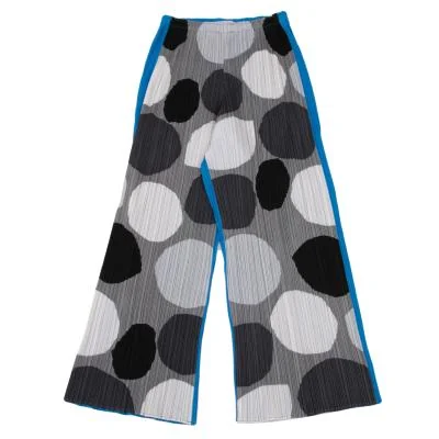 PLEATS PLEASE Front Dot Switching Pleats Wide Pants
