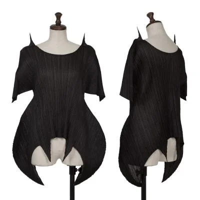 PLEATS PLEASE Bat Silhouette Top