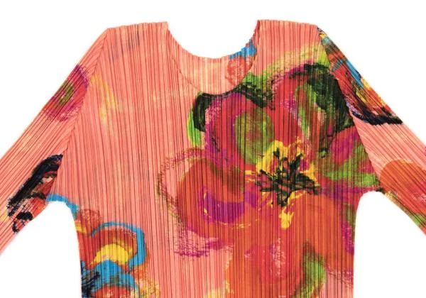 PLEATS PLEASE Floral Printed Top K-151882_003
