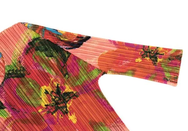 PLEATS PLEASE Floral Printed Top K-151882_005
