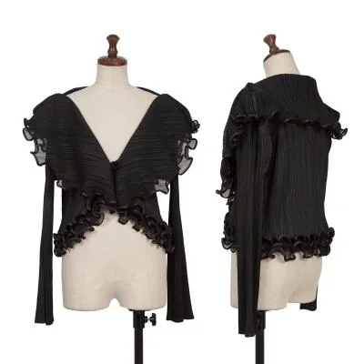 PLEATS PLEASE Curly Tape Triple Layered Pleated Jacket