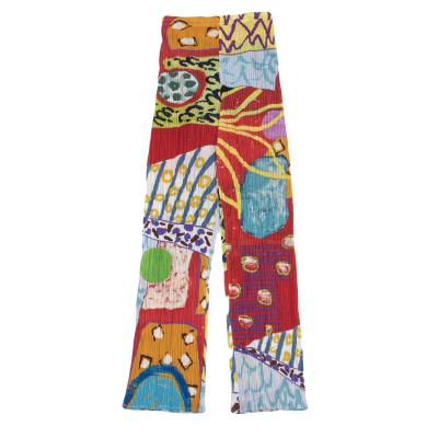 PLEATS PLEASE Graphic Print Pants