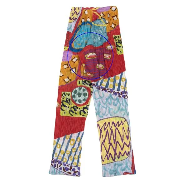 PLEATS PLEASE Graphic Print Pants K-151925_007
