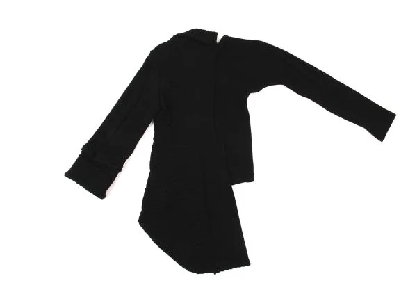 コムデギャルソンCOMME des GARCONS ハーフジャケットドッキングメッシュカットソー  黒S K-152001_011