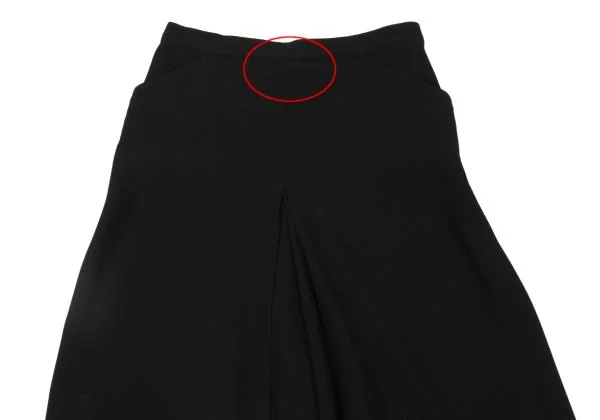 アニエスベーagnes b. フロントスリットハーフパンツ 黒36 K-152094_002