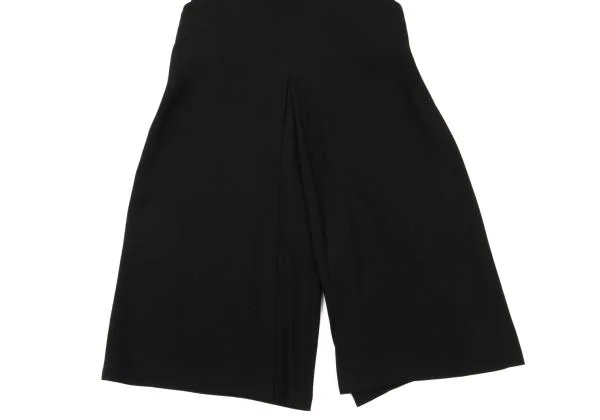 アニエスベーagnes b. フロントスリットハーフパンツ 黒36 K-152094_005
