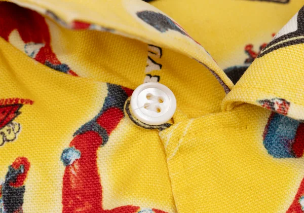 COMME des GARCONS HOMME PLUS Kamen Rider Ryuki Printed Open Collar Shirt K-152161_006