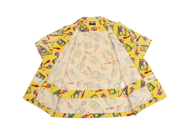 COMME des GARCONS HOMME PLUS Kamen Rider Ryuki Printed Open Collar Shirt K-152161_013