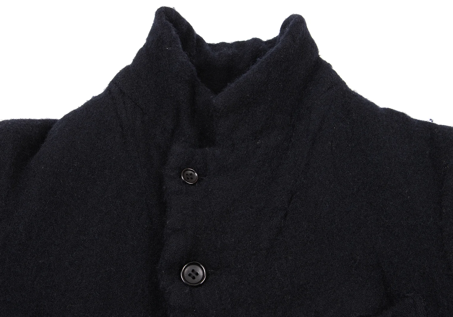 コムコム コムデギャルソンCOMME des GARCONS ウール縮絨フリル
