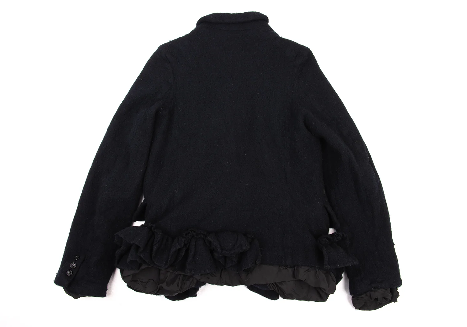 限定版 コムコム ウール縮絨フリル GARCONS des コムデギャルソンCOMME ジャケット・アウター