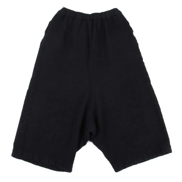コムコム コムデギャルソンCOMME des GARCONS ウール縮絨ペンギンサルエルパンツ 紺S K-152187_001