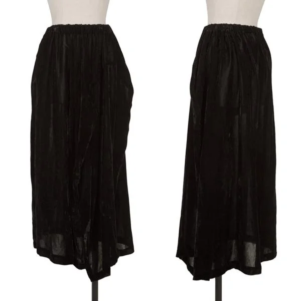 robe de chambre COMME des GARCONS Velour Skirt Black S-M K-152191_001