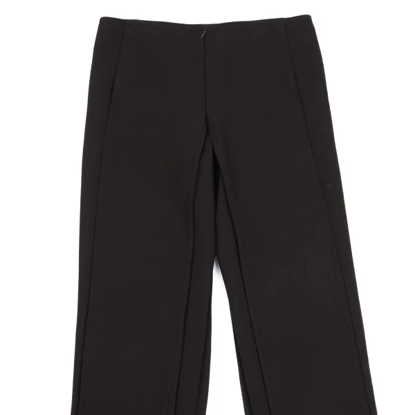 ジャンポールゴルチエ ファムJean Paul GAULTIER FEMME ウールタック折り返しテーパードパンツ 焦げ茶40 K-152249_002