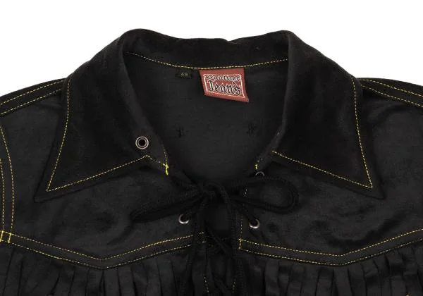 GAULTIER JEAN'S Stitch Fringe Lace Up Tops K-152256_004