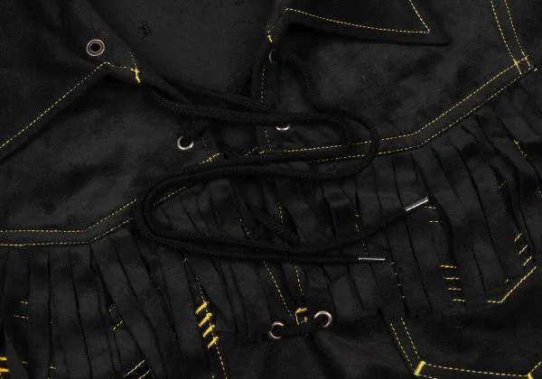 GAULTIER JEAN'S Stitch Fringe Lace Up Tops K-152256_005